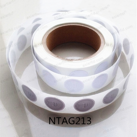 25MM Blank Roll NFC Sticker NTAG213